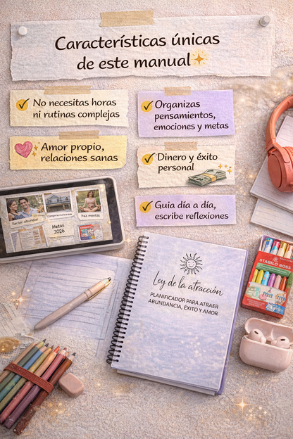 Planificador Ley de atracción