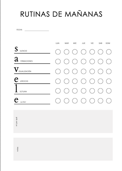 Planificador Ley de atracción